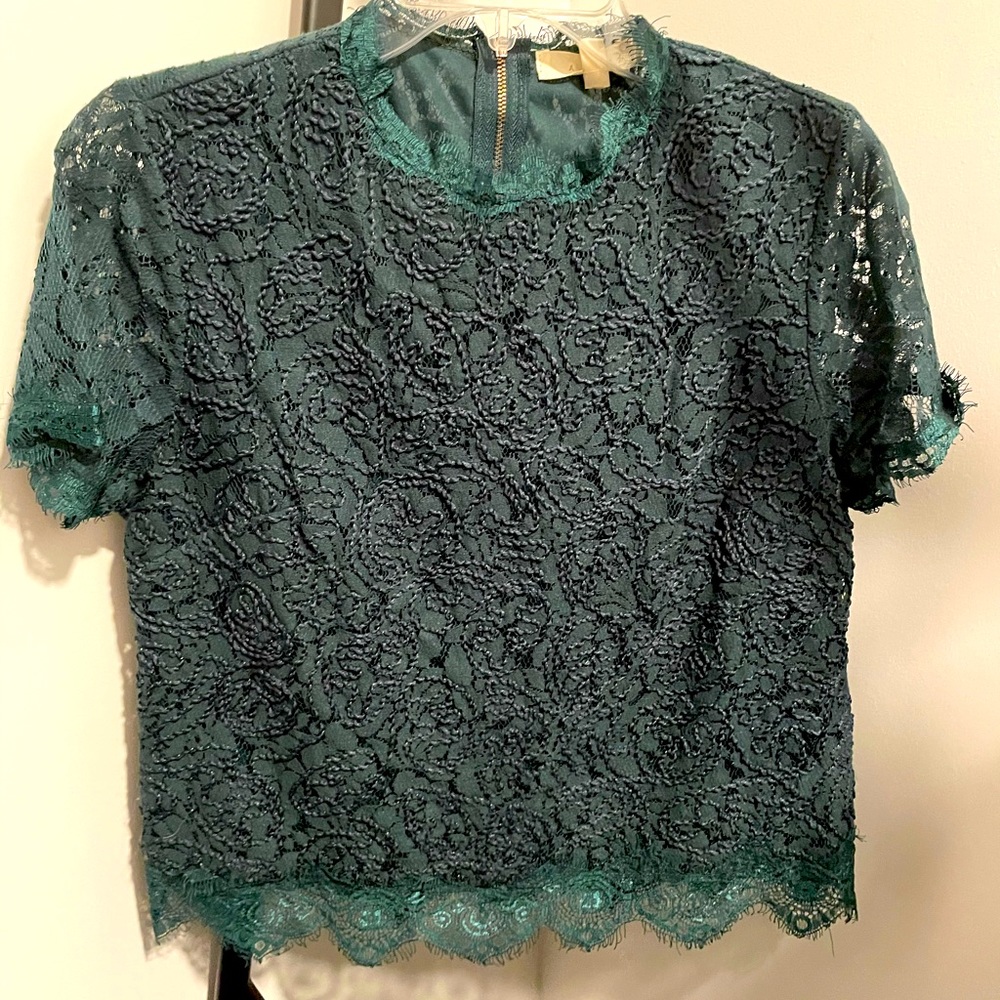 Green blouse